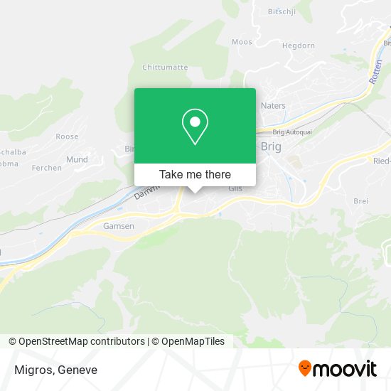 Migros map