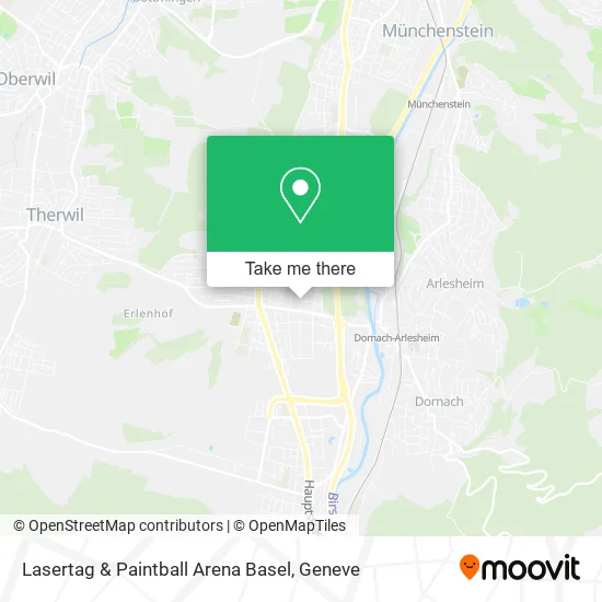 Lasertag & Paintball Arena Basel map
