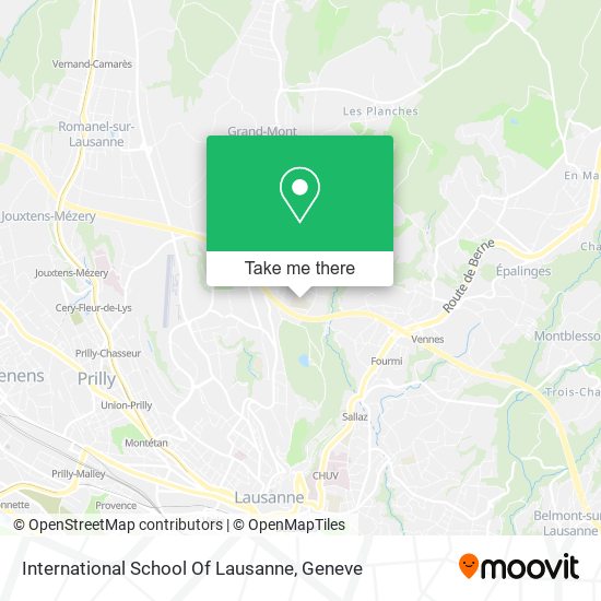 International School Of Lausanne map