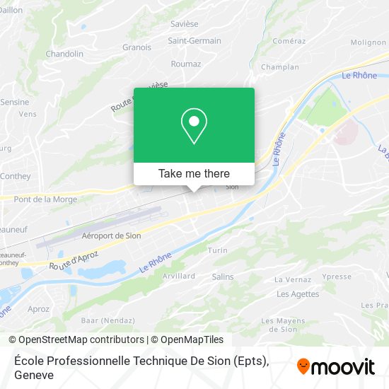 École Professionnelle Technique De Sion (Epts) map