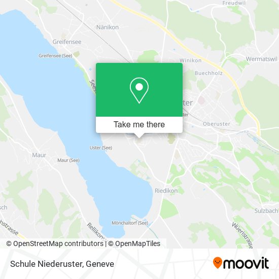 Schule Niederuster map