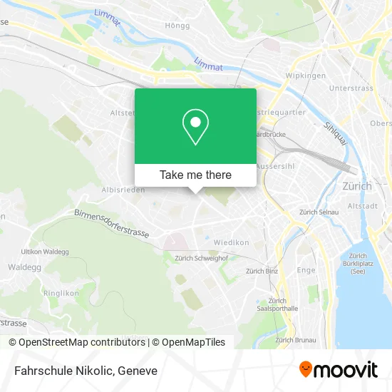 Fahrschule Nikolic map