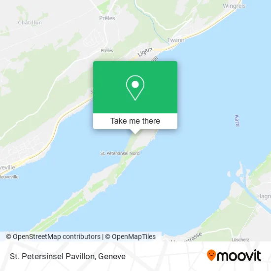St. Petersinsel Pavillon map