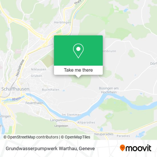 Grundwasserpumpwerk Warthau map