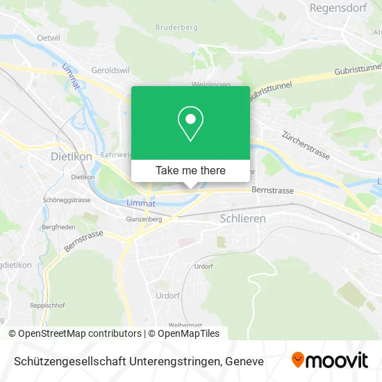 Schützengesellschaft Unterengstringen map