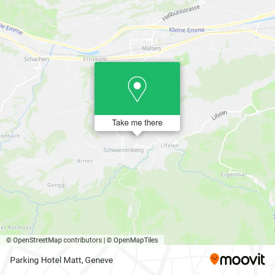 Parking Hotel Matt map