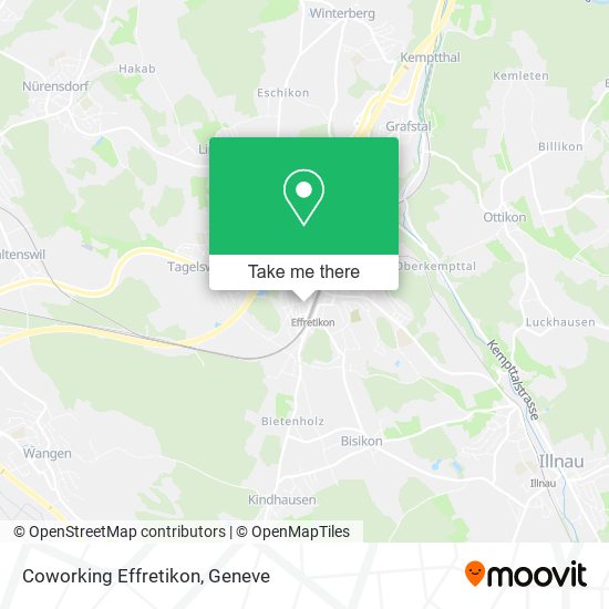 Coworking Effretikon map