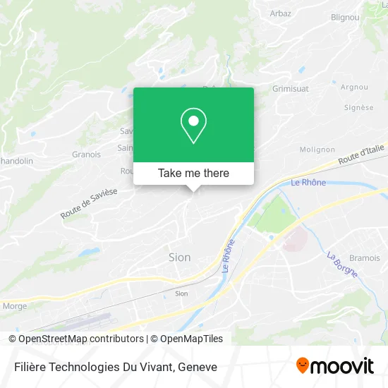 Filière Technologies Du Vivant map