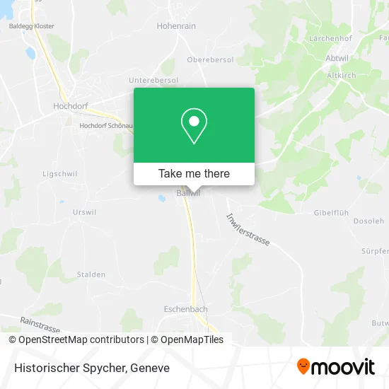Historischer Spycher map