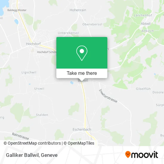 Galliker Ballwil map
