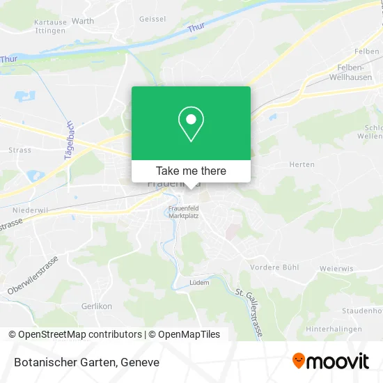 Botanischer Garten map
