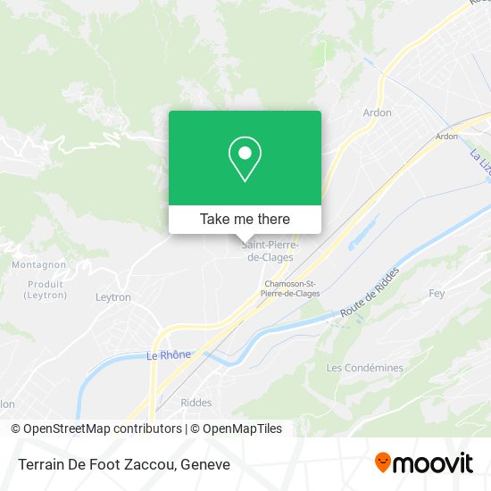 Terrain De Foot Zaccou map
