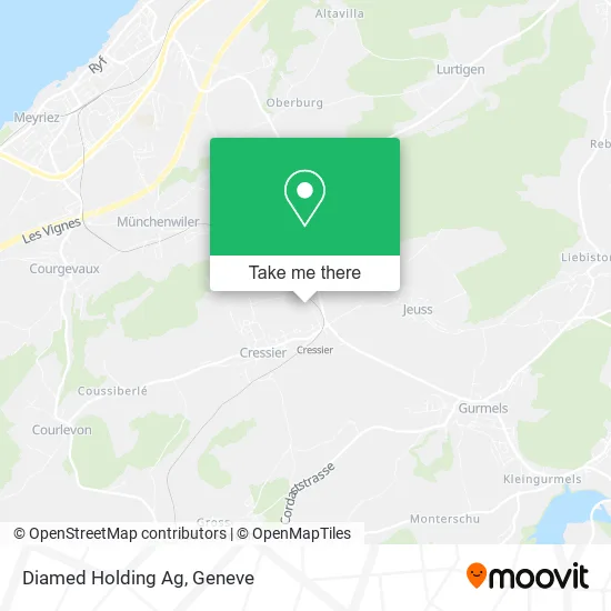 Diamed Holding Ag map