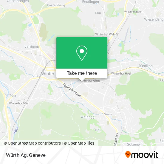 Würth Ag map