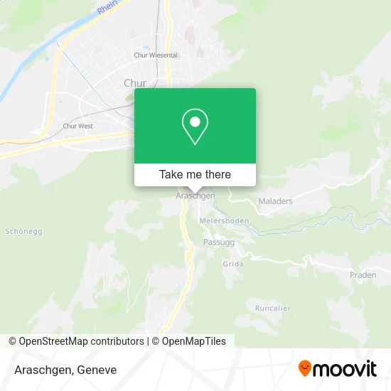 Araschgen map