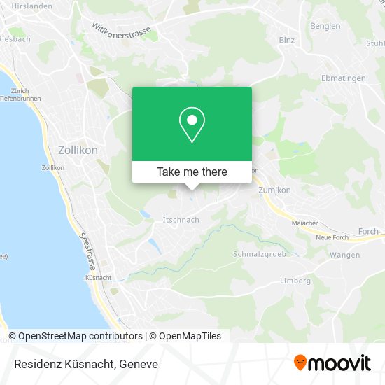 Residenz Küsnacht map