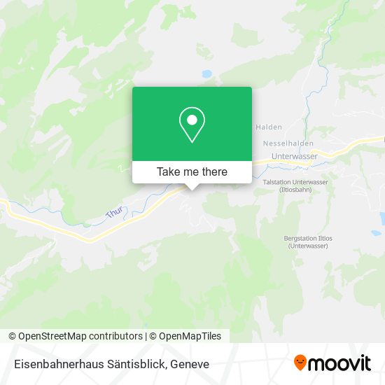 Eisenbahnerhaus Säntisblick map