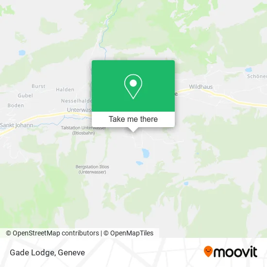 Gade Lodge map