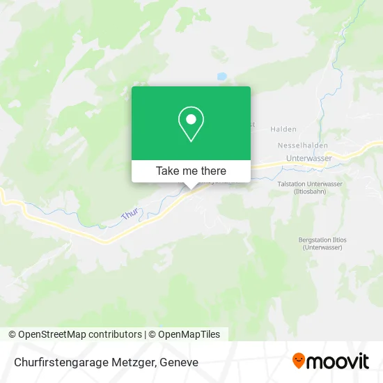 Churfirstengarage Metzger map