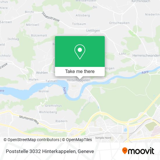 Poststelle 3032 Hinterkappelen map