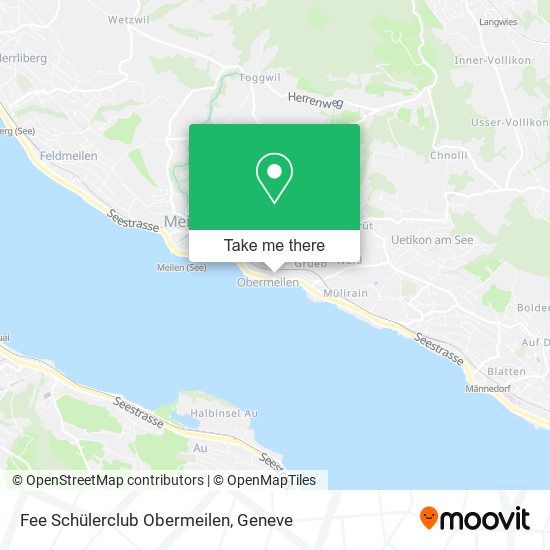 Fee Schülerclub Obermeilen map