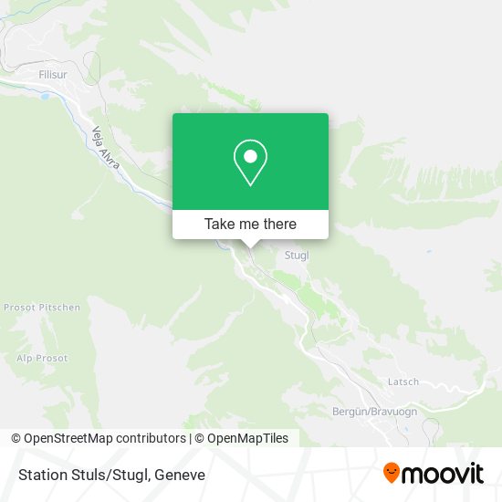 Station Stuls/Stugl map