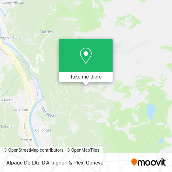 Alpage De L'Au D'Arbignon & Plex map