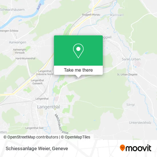 Schiessanlage Weier map