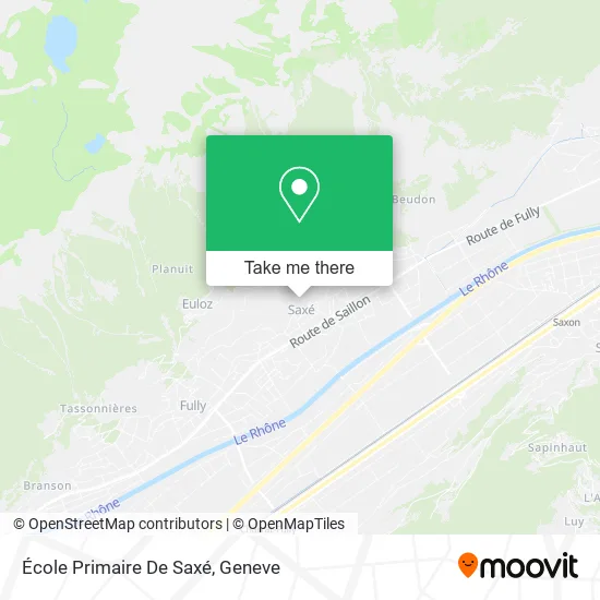École Primaire De Saxé map