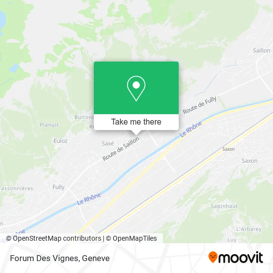 Forum Des Vignes map