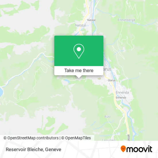 Reservoir Bleiche map