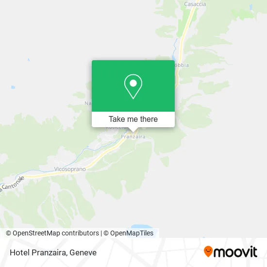 Hotel Pranzaira map