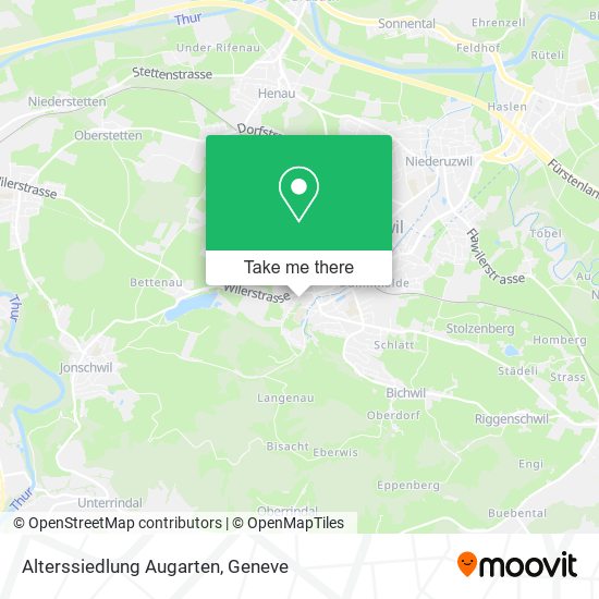 Alterssiedlung Augarten map