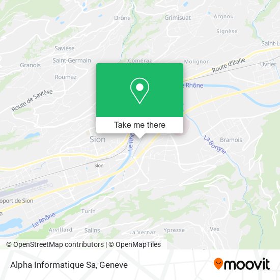 Alpha Informatique Sa map