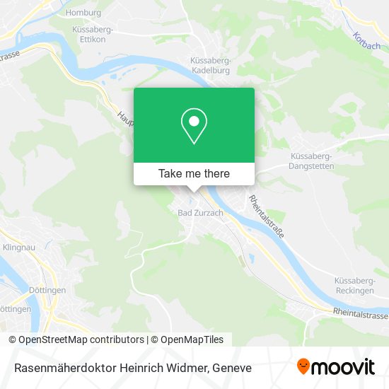 Rasenmäherdoktor Heinrich Widmer map