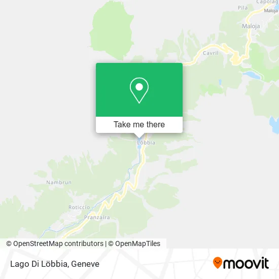 Lago Di Löbbia map