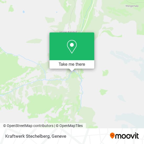 Kraftwerk Stechelberg map
