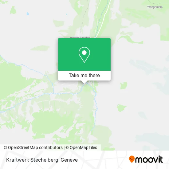 Kraftwerk Stechelberg map