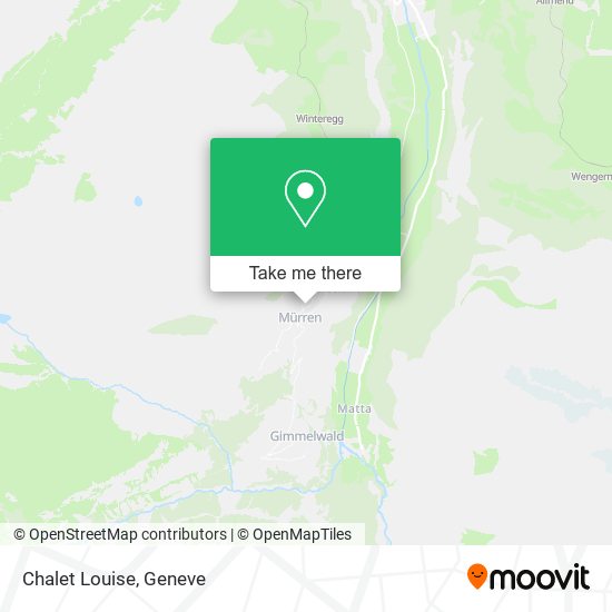 Chalet Louise map