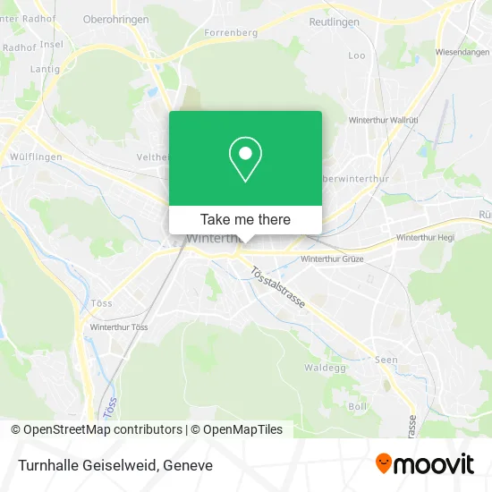 Turnhalle Geiselweid map