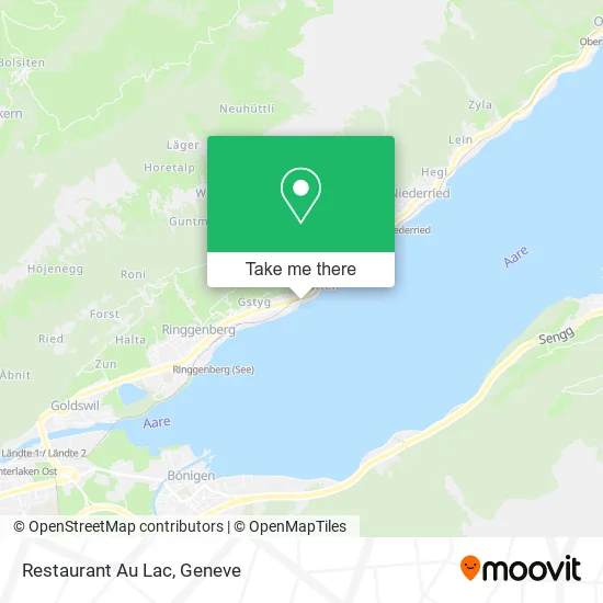 Restaurant Au Lac map