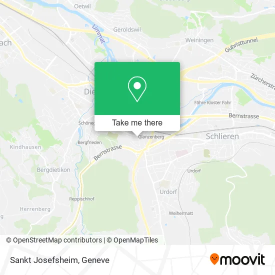 Sankt Josefsheim map