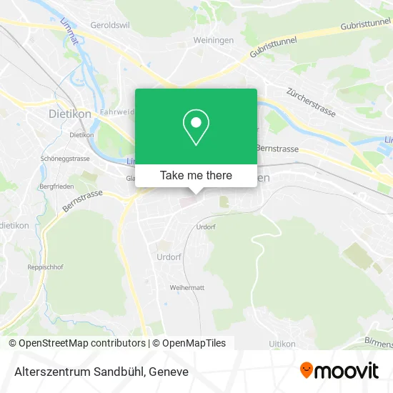 Alterszentrum Sandbühl map