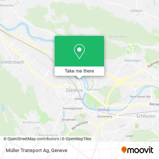 Müller Transport Ag map