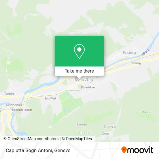 Caplutta Sogn Antoni map