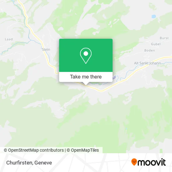 Churfirsten map