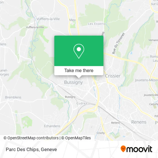 Parc Des Chips map