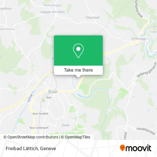 Freibad Lättich map