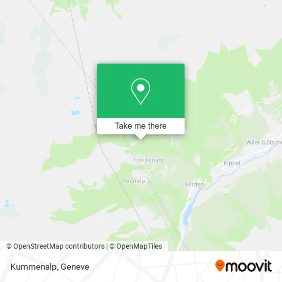 Kummenalp map