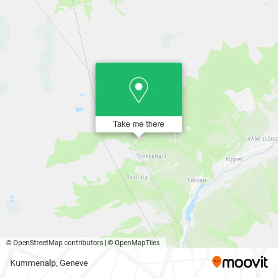 Kummenalp map